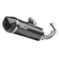 POT MAXISCOOTER LEOVINCE SBK NERO POUR YAMAHA 530 TMAX 2017> (COUPELLE CARBONE) (SANS CATALYSEUR) (HOMOLOGUE CE)  -REF 14043-