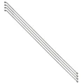 STAINLESS SPOKE- SILVER FOR EBIKE Ø 2,0mm -  Ø  2,3mm  L 282mm SAPIM "J BEND" WITH NUTS (SOLD PER 4)