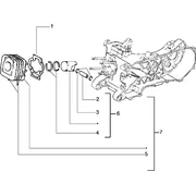 Ensemble cylindre-piston-axe de piston