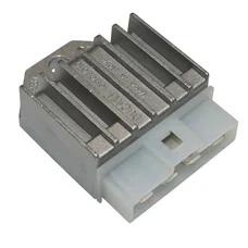 REGULATEUR DE TENSION 50 A BOITE ADAPTABLE MINARELLI 50 AM6 / MBK 50 X POWER, X LIMIT / YAMAHA 50 TZR, DTR / PEUGEOT 50 XPS, XR6 / RIEJU 50 RS1, SMX / BETA 50 RR  (CONNECTEUR BLANC 4 FICHES)  -P2R-