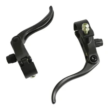 LEVIER DE FREIN ROUTE / CYCLOCROSS ADDITIONNEL NEWTON NOIR FIXATION CINTRE 22.2 (PAIRE SUR CARTE)