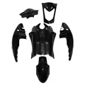 FAIRINGS/BODY PARTS FOR SCOOT  KYMCO 50 AGILITY (DUAL SEAT), 125 AGILITY (DUAL SEAT) BLACK GLOSS  (6 PARTS KIT)
