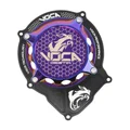 CARTER ALLUMAGE 50 A BOITE VOCA RACING POUR MINARELLI 50 AM6/BETA 50 RR/RIEJU 50 MRT/SHERCO 50 SM-R, SE-R ALU CNC NOIR/NEO-CHROME