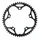 PLATEAU ROUTE 5BRA D.130 STRONGLIGHT DURAL 50DTS NOIR TYPE SHIMANO 8/9V.