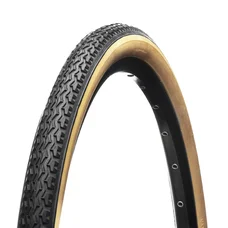 TYRE FOR URBAN BIKE 400A HUTCHINSON JUNIOR BLACK/BEIGE RIGID (37-340)