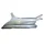 REAR COWL -RIGHT- "PIAGGIO GENUINE PART" 400 X-EVO, X8 GREY 713/B  -CM02940200EV-