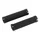HAND GRIPS FOR URBAN BIKE- HERRMANS DIAMOND LOCK BLACK L130mm  DOUBLE BLACK CLAMPING (PAIR ON CARD)