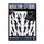 AUTOCOLLANT/STICKER REFLECHISSANT POUR VELO, CASQUE MODELE ECLAIR NOIR (PLANCHE)