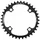 CHAINRING FOR MTB- Ø104 - 4arms-FOR SINGLE- 36T.  Ø104 BLACK -ALUMINIUM- 7075 STRONGLIGHT .- Thickness 3,5 mm - 8/9 Speed.