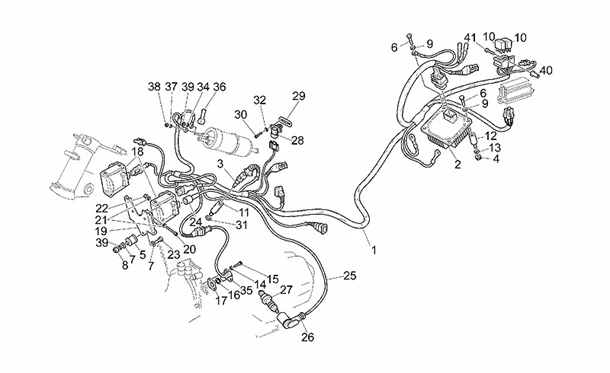 Circuit electrique injection