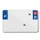PLAQUE IMMATRICULATION MOTO TIFLEX ALU PREPERCEE 210x130 DEP. 32 VIERGE (VENDU PAR 10)