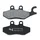 BRAKE PADS NEWFREN FOR PIAGGIO 250-500 MP3 Rear 125 X-EVO Rear 125-250 X9 EVOLUTION Front  DROIT 2006>, 400 X8 Front   (FD0365B)  (MAXISCOOT ORGANIC)