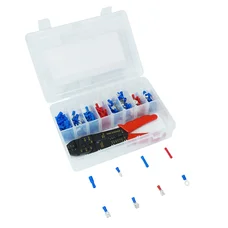 COSSE ELECTRIQUE AVEC PINCE  (ASSORTIMENT)  (COFFRET DE 200 PIECES)  -P2R-