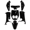 FAIRINGS/BODY PARTS FOR SCOOT  MBK 50 OVETTO 2008>2010 ANALOG SPEEDOMETER /YAMAHA 50 NEOS 2008>2010 ANALOG SPEEDOMETER   BLACK GLOSS  (7 PARTS KIT )