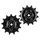 GALET DERAILLEUR TRIPEAK 13-13 DENTS ROULEMENT G5 CERAMIQUE POUR SHIMANO GRX/XT/RD-GRX812/817 / M91xx 11V. NOIR (BLISTER DE 2)