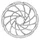 BRAKE DISC FOR MTB - 6 holes NEWTON BRAKCO COMPATIBLE SHIMANO AND MORE Ø  203mm SILVER - REINFORCED 2mm FOR E-BIKES