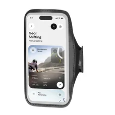 ETUI SUPPORT SMARTPHONE/TELEPHONE RIXUS DE SPORT ULTRA RESISTANT NOIR FIXATION VELCRO AU BRAS (VENDU A L'UNITE) -RXSP02