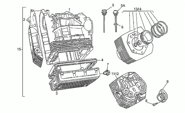 Carter moteur grise