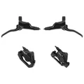 DISC BRAKE KIT- HYDRAULIC FOR MTB-  ALHONGA BLACK (FRONT+REAR) WITHOUT DISC 160mm