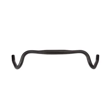 HANDLEBAR- FOR ROAD/GRAVEL BIKE - ERGOTEC BLACK ALUMINIUM Ø31.8mm Wd 480/620 mm (APPROVED LEVEL 5)