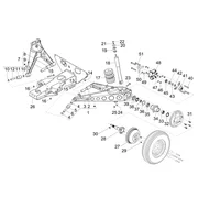 Suspension arrière - Amortisseur/s
