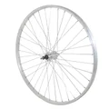 WHEEL FOR URBAN BIKE- 650X35B -REAR ALUMINIUM -ALUMINIUM HUB- SOLID SPINDLE- 7/6/5 Speed hub (35-584) (SOLD WITH NUTS 10X100)