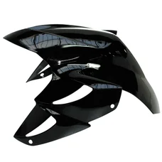 FRONT MUDGUARD FOR SCOOT MBK 50 BOOSTER NG, ROCKET/YAMAHA 50 BWS BUMP, SPY -GLOSS BLACK-