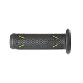 REVETEMENT POIGNEE PROGRIP MOTO ON ROAD 718 DOUBLE DENSITE JAUNE/NOIR CLOSED END 122mm (PAIRE)
