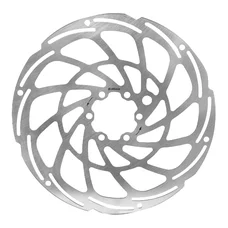 DISQUE DE FREIN VTT 6 TROUS NEWTON BRAKCO COMPATIBLE SHIMANO ET AUTRES 180mm ARGENT POUR VAE / E-BIKE AVEC RENFORT SUPPLEMENTAIRE DE 2mm + 6 VIS
