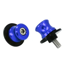 DIABOLO FOR PADDOCK STAND FOR YAMAHA 700 MT-07 ALUMINIUM BLUE (PAIR)  -AVOC-