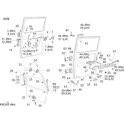Composants des portes arrière