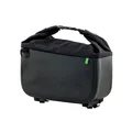 SINGLE BAG FOR BICYCLE-REAR- RACKTIME YVES BLACK On rear luggage rack (L 32cm x L 20cm x h 14cm)  - COMPATIBLE RACKTIME SNAP-IT SYSTEM