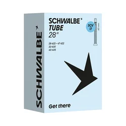 CHAMBRE A AIR VELO 700 x 28-47 SCHWALBE CLIK VALVE 60mm (28-47x622/635) (SCV17)