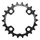 PLATEAU VTT 4BRA D.64 POUR SHIMANO XT M785 STRONGLIGHT DOUBLE 22DTS INTERIEUR NOIR (POUR EXTERIEUR 36DTS) NON FILETE - EPAISSEUR 3.5mm 10V.