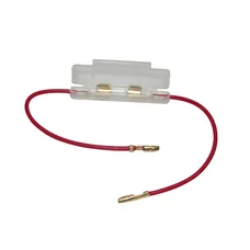 PORTE FUSIBLE ROND AVEC FUSIBLE EN VERRE 15A  -P2R-