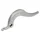 BRAKE PEDAL FOR 50cc MOTORBIKE FOR RIEJU 50 MRX, SMX ALUMINIUM-SILVER   (OEM 0/000.730.0710) GENUINE PART