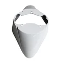 GARDE BOUE AV SCOOT ADAPTABLE PIAGGIO 50 ZIP 2000> BLANC BRILLANT  -P2R-