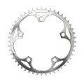 PLATEAU ROUTE 5BRA D.130 TA ALIZE 51DTS EXTERIEUR ARGENT ALU 7075 TYPE SHIMANO 8/9/10V.