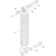 Suspension arrière - Amortisseur/s