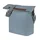 SHOULDER BAG FOR BICYCLE (or rear single bag) -  BASIL CITY SHOPPER VEGAN blue imitation leather LEFT/RIGHT 14/16Lt  - HOOKS ON CARRIER - WATERPROOF FOLDING CLOSING- REFLECTIVE.