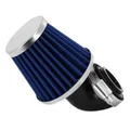 AIR FILTER REPLAY KN MIDDLE FD CHROME/BLUE  ELBOW FIXING Ø 35/28
