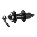 WHEEL HUB - FOR MTB - REAR - DISC 6 spokes - BLACK - 32 spokes. COMPATIBLE  SHIMANO 11/10/9  Speed.
