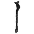KICKSTAND FOR BICYCLE (REAR) URSUS KING EVO REAR 24-28'' BLACK -ADJUSTABLE-ON CHAIN STAY WITH 2 SCREWS - CENTERS GAP 40mm - MAX LOAD 35kg ( SOLD ON CARD))