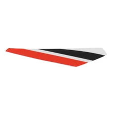 AUTOCOLLANT/STICKER/DECOR GARDE BOUE ARRIERE DROIT ORIGINE PIAGGIO 50 GILERA SMT/RCR 2018> BLANC/ROUGE/NOIR  2H002138-