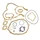 COMPLETE ENGINE GASKET SET "PIAGGIO GENUINE PART" APE TM703  -154609-