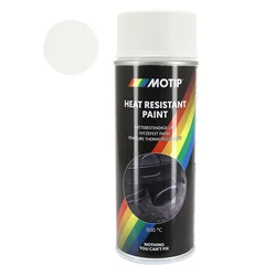 SPRAY-PAINT CAN MOTIP PRO HIGH TEMPERATURE WHITE spray 400ml (04036)