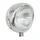 PHARE/PROJECTEUR CYCLO ADAPTABLE PEUGEOT/MBK ROND DIAM 135mm CHROME AVEC CASQUETTE CHROMEE (BA20d)  -SELECTION P2R-