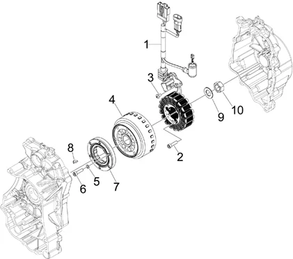 Volant magnetique