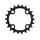 CHAINRING FOR MTB-4 ARMS TRIPLE 22TEETH Ø.64 STEEL BLACK- INNER- SUNRACE and others