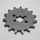 PIGNON 50 A BOITE ADAPTABLE DERBI 50 SENDA EURO 2 + EURO 3, GPR/GILERA 50 SMT, RCR  420  15 DTS  -P2R-